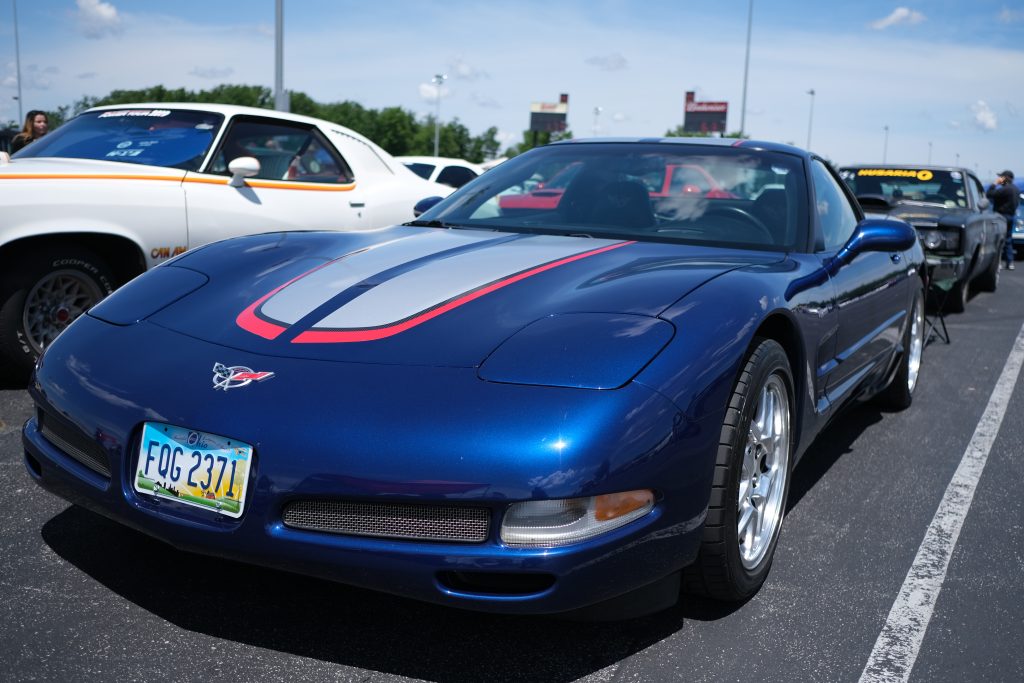 c5 corvette at a car show