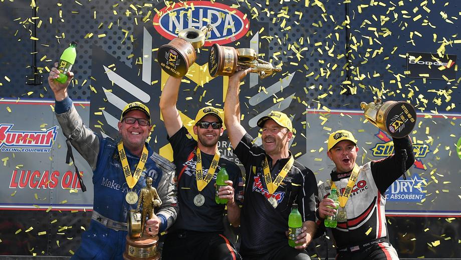 nhra winners circle with greg anderson 2019