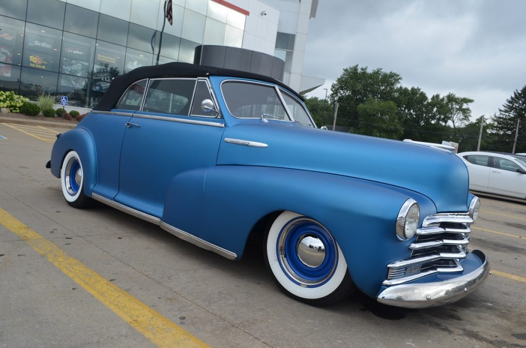 1947 chevy fleetmaster convertible at summit racing retail store