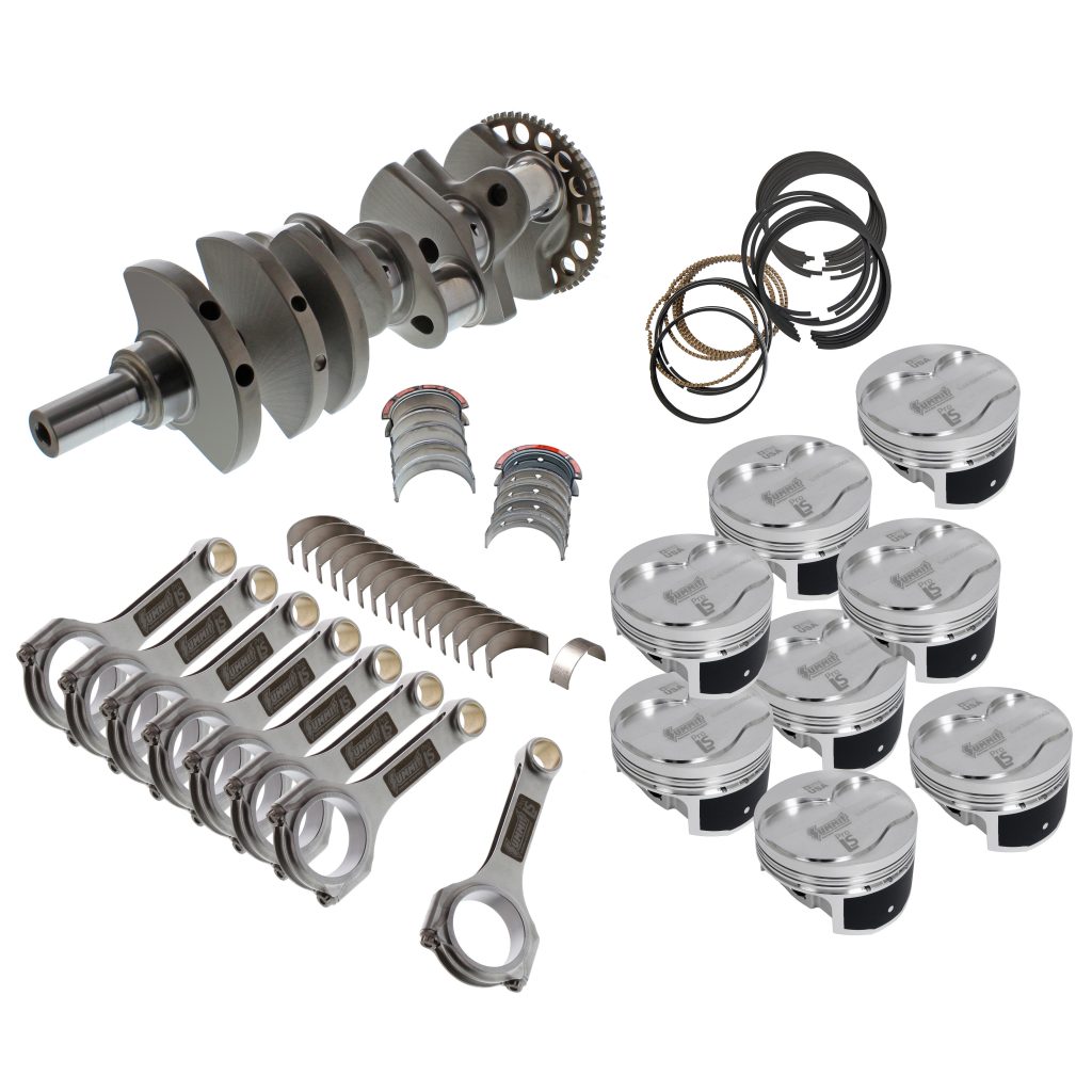 summit racing pro ls rotating assembly with rods pistons and crankshaft