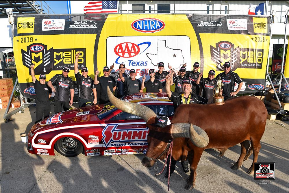 Greg Anderson winners circle texas 2019