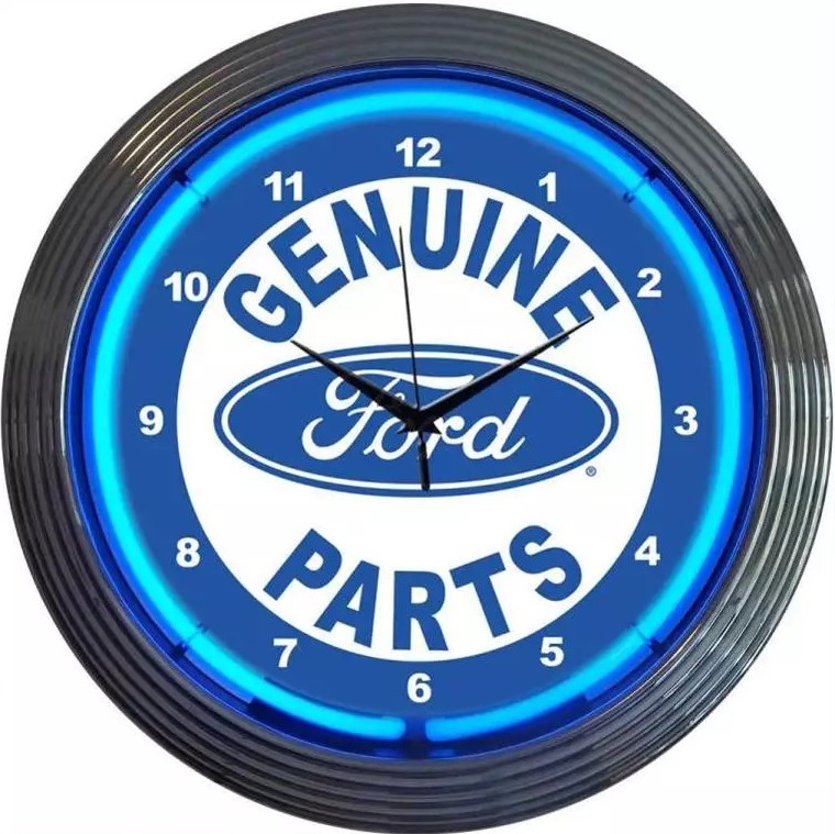 Genuine Ford Parts Neon Clock