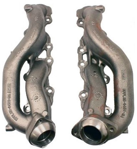 cast iron exhaust manifolds F-150 Coyote engines