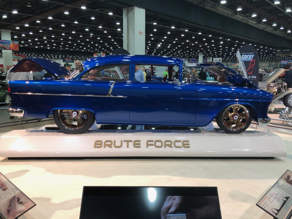 blue 1955 chevy custom, 2020 Great 8 Award Finalist