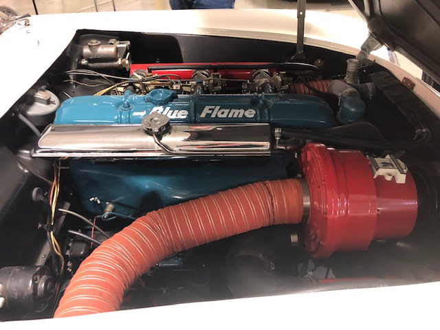 c1 chevy corvette blue flame six engine from Lingenfelter collection