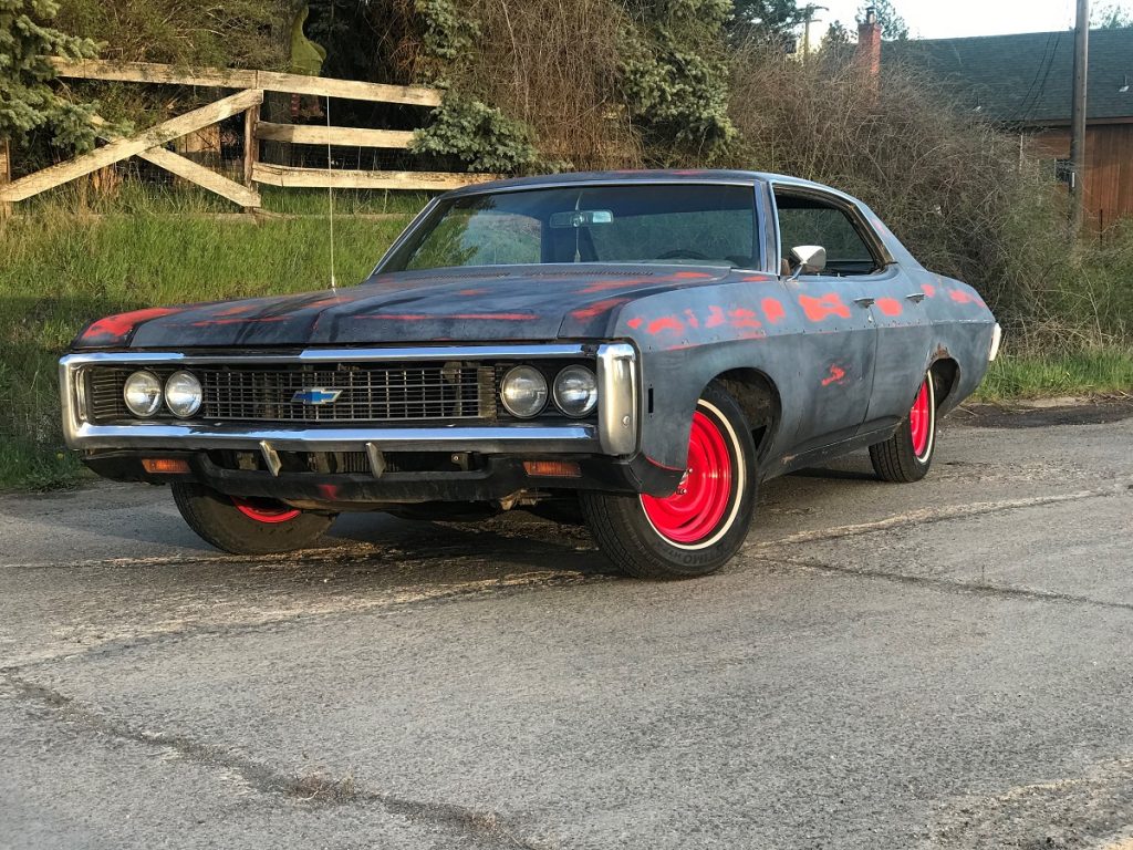 a chevy full size caprice impala coupe hot rod
