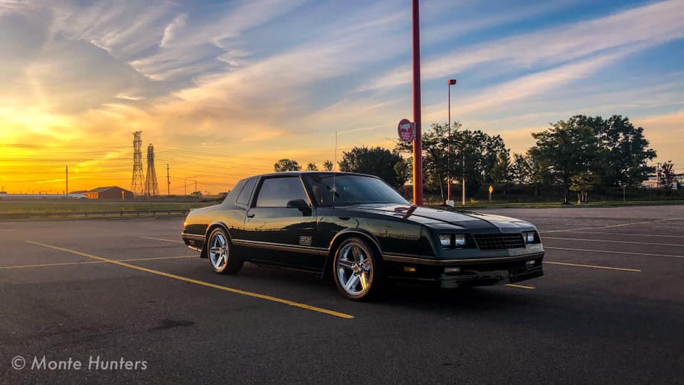 1988 chevy monte carlo ss at sunset