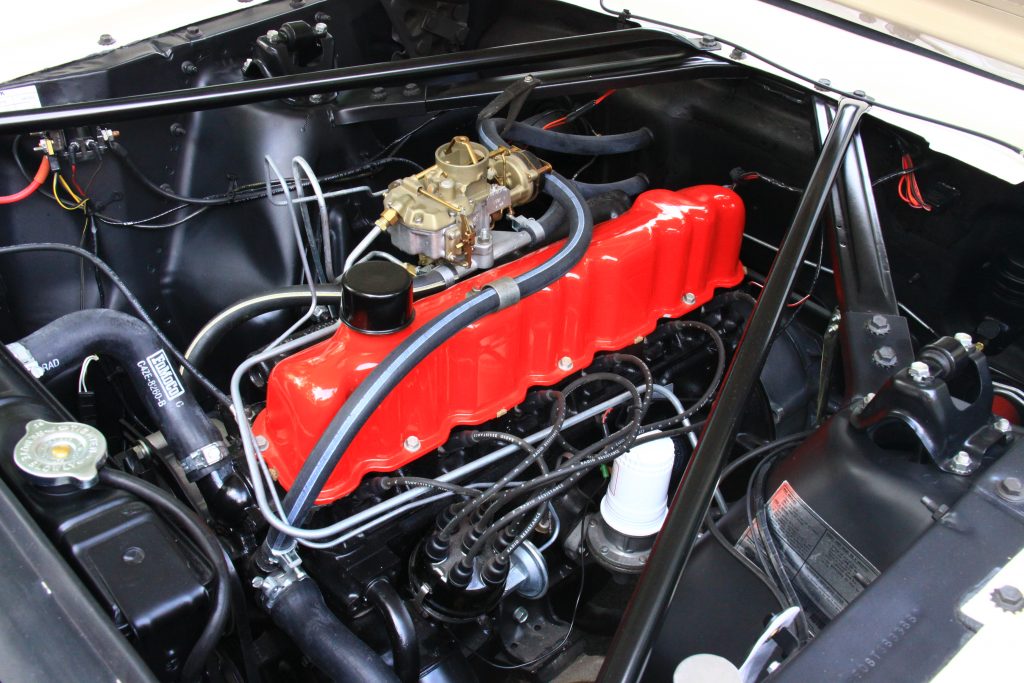 inline six engine in a ford car