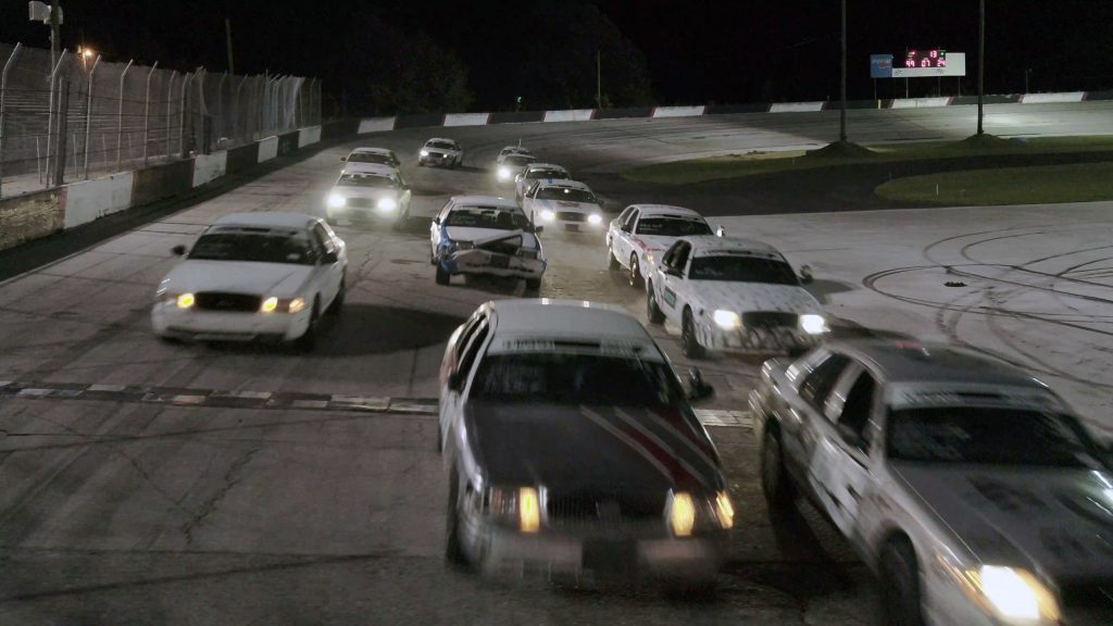 ford crown vics race at the 24 hours of lemullets race