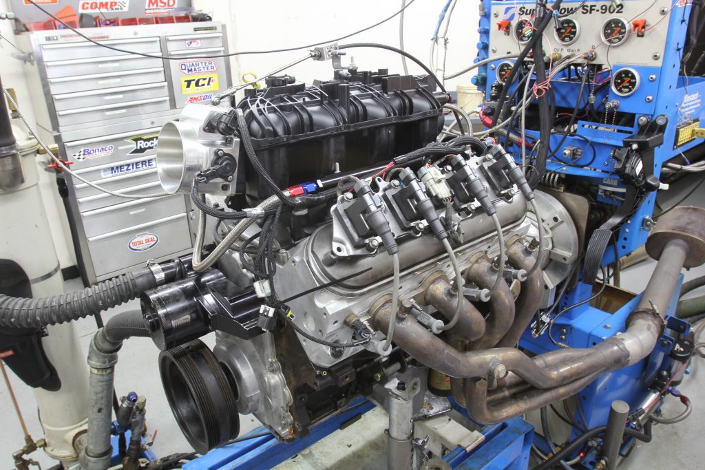 iron maiden 6.0 liter gm ls engine on dyno