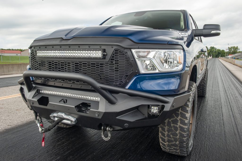 summit racing's project ram 1500 grille and bumper upgrade