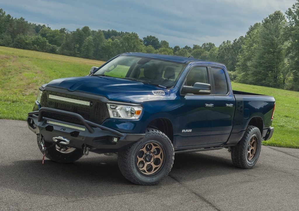 dodge ram 1500 pickup truck big horn with off road upgrade modifications