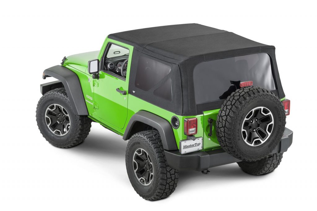 jeep wrangler jk with a mastertop replacement soft top