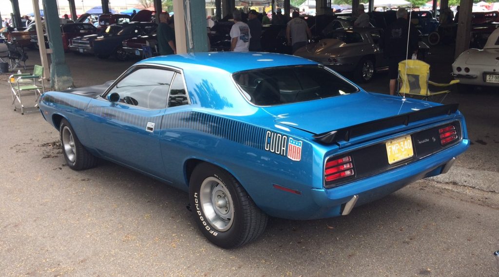 blue plymouth aar cuda