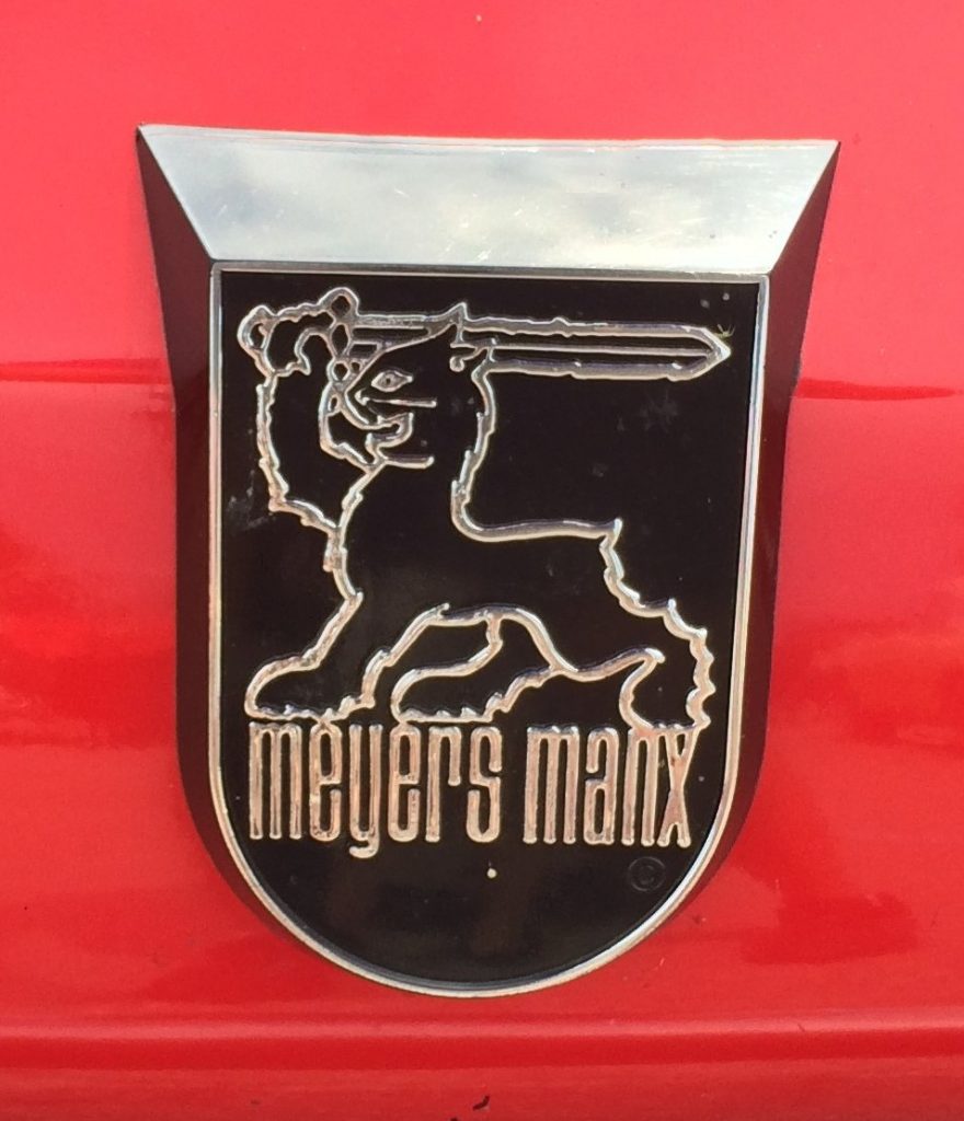 meyers manx dune buggy emblem badge