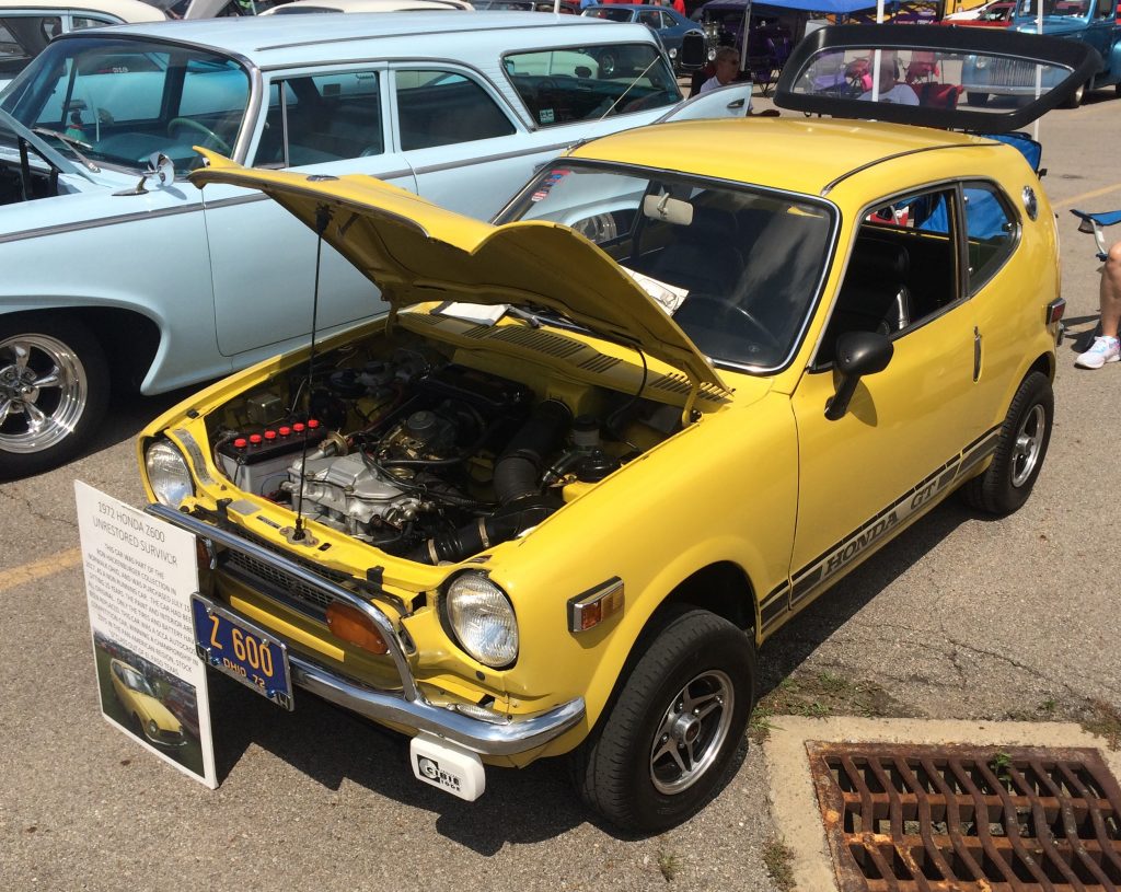 1972 honda z600 yellow