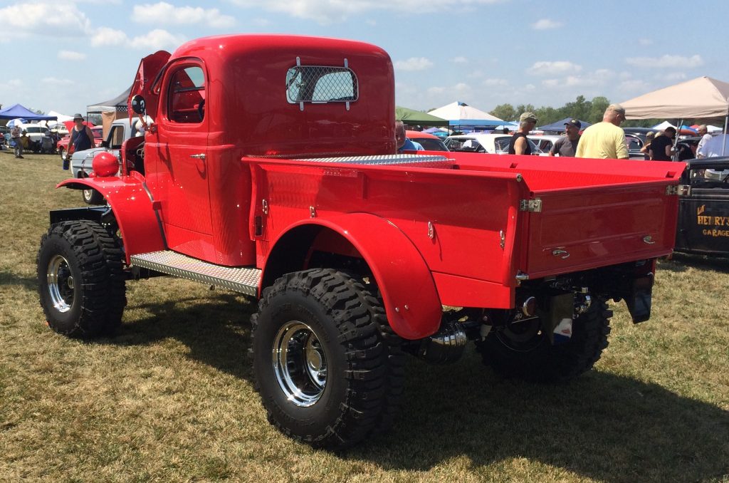 red dodge power wagon