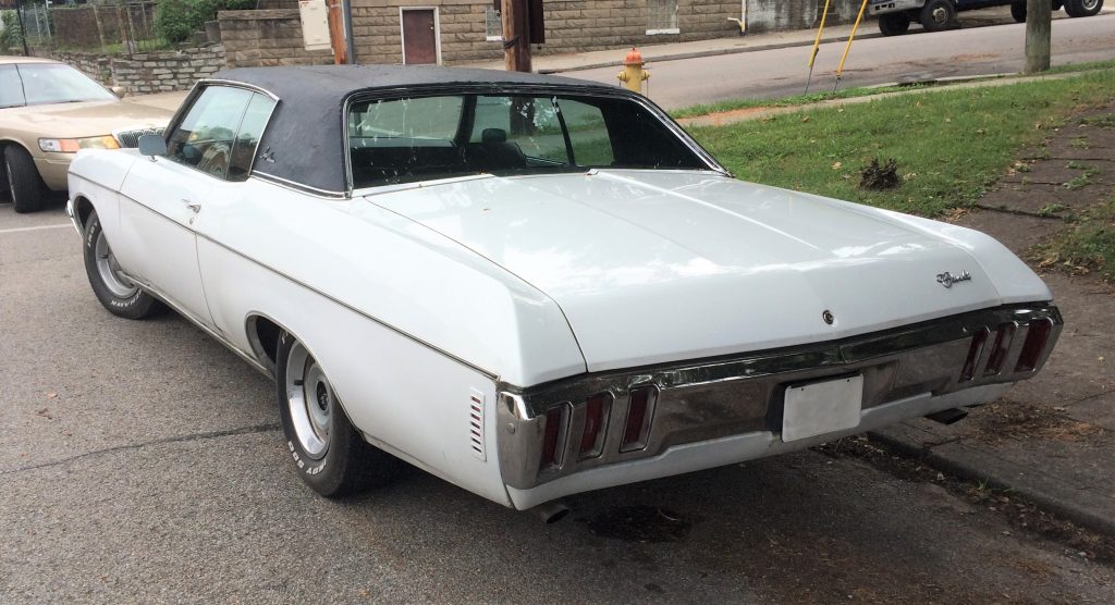 1970 chevy impala coupe rear quarter shot