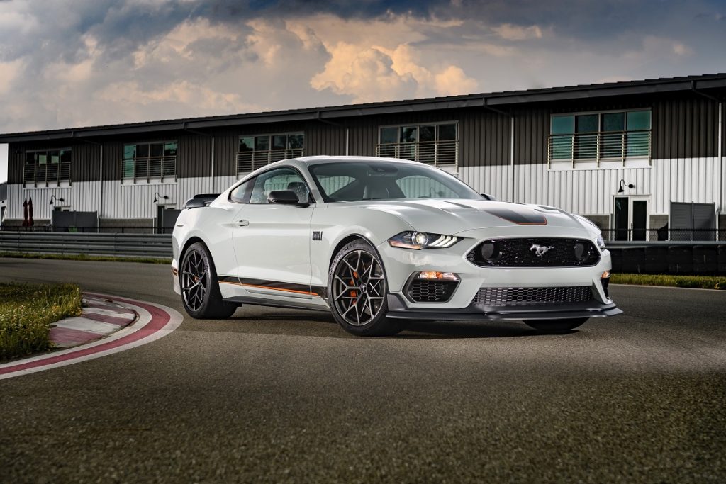 2021 ford mustang mach 1 in official ford press photo