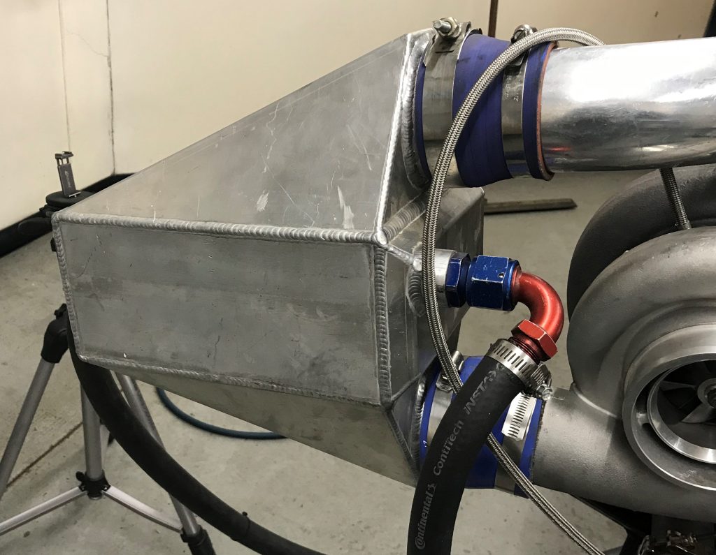 procharger intercooler for engine dyno run test