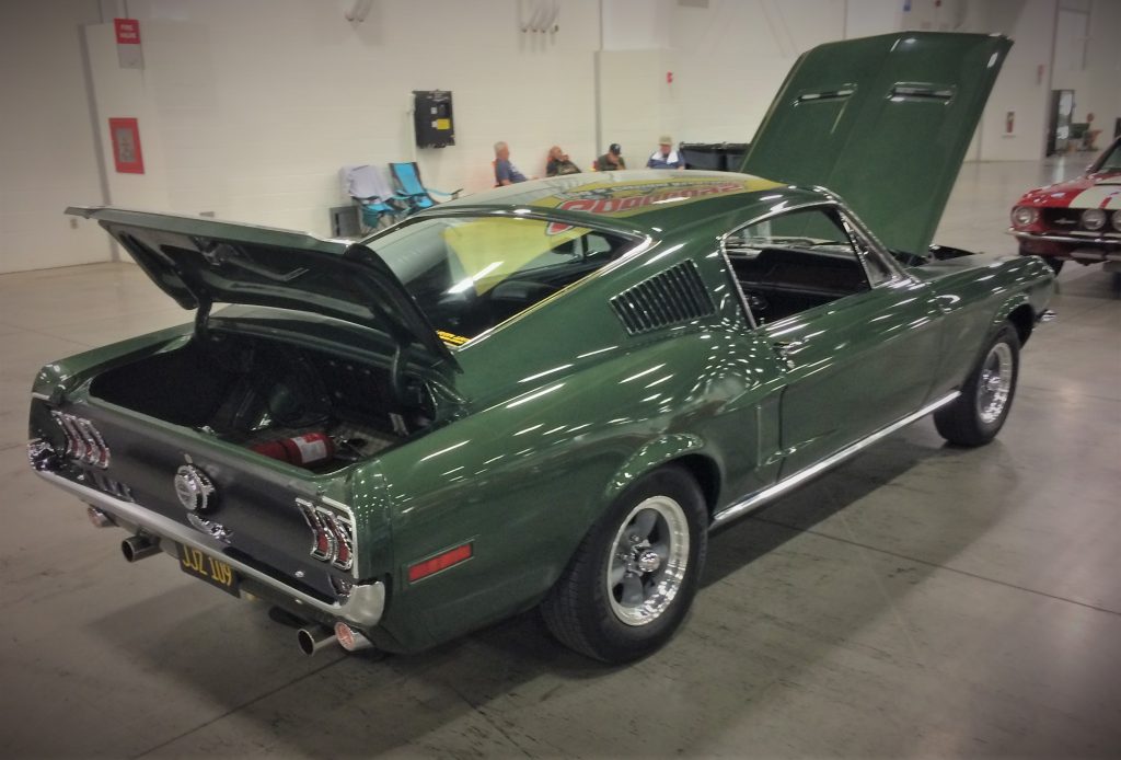 highland green 1968 ford mustang made to look like the one from the bullit movie with steve mcqueen