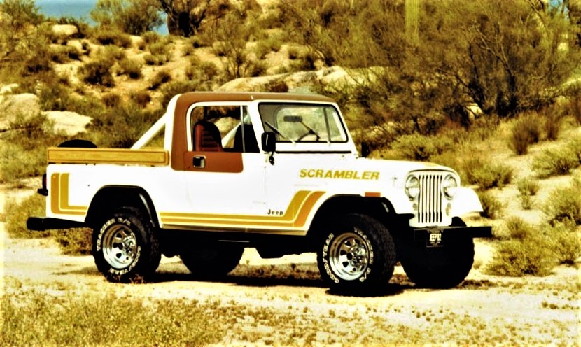 1982 jeep cj-8 scrambler from official jeep press photo