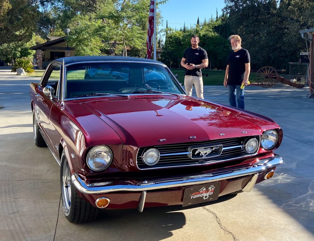 1966 ford mustang from fully torqued tv show on the history channel