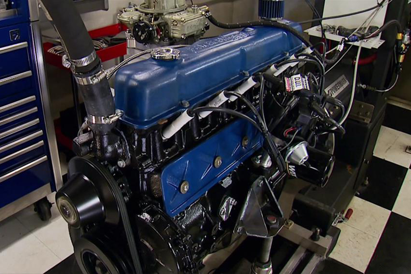 ford 300 inline six engine on dyno