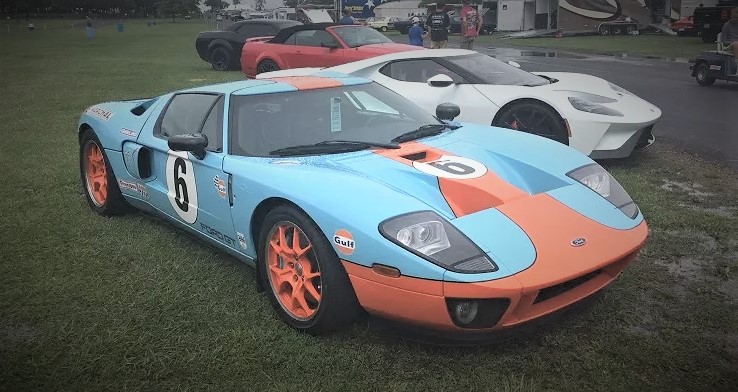 Ford GT in Gulf Livery at Summit Motorsports Park NMRA Event