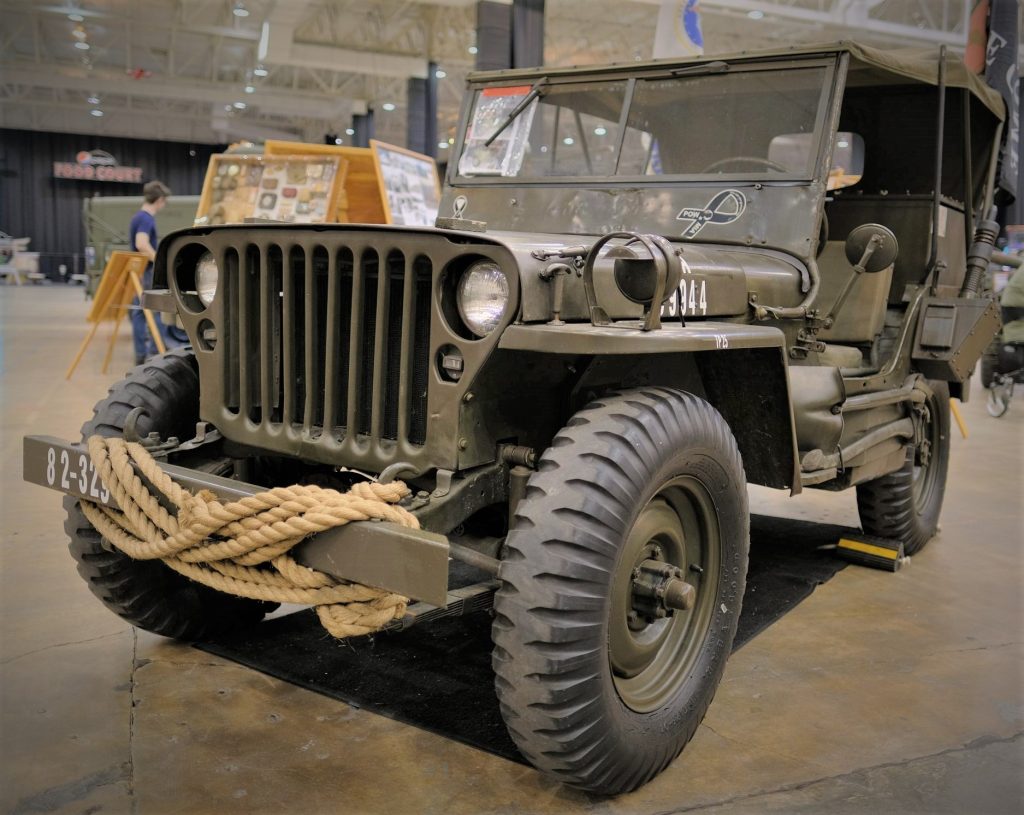 Willys MB Jeep at vintage military vehicle show