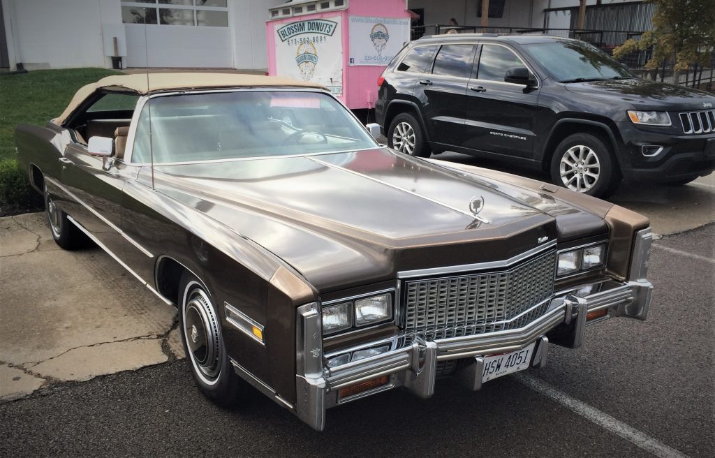 brown cadillac eldorado convertible