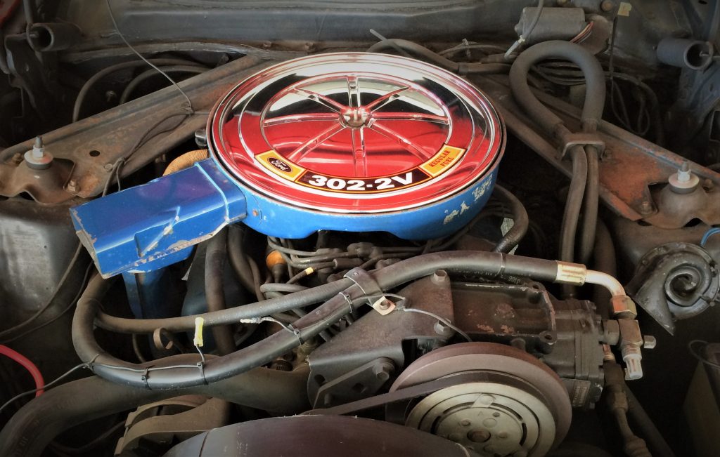 ford 302-2v engine from a 1971 mustang