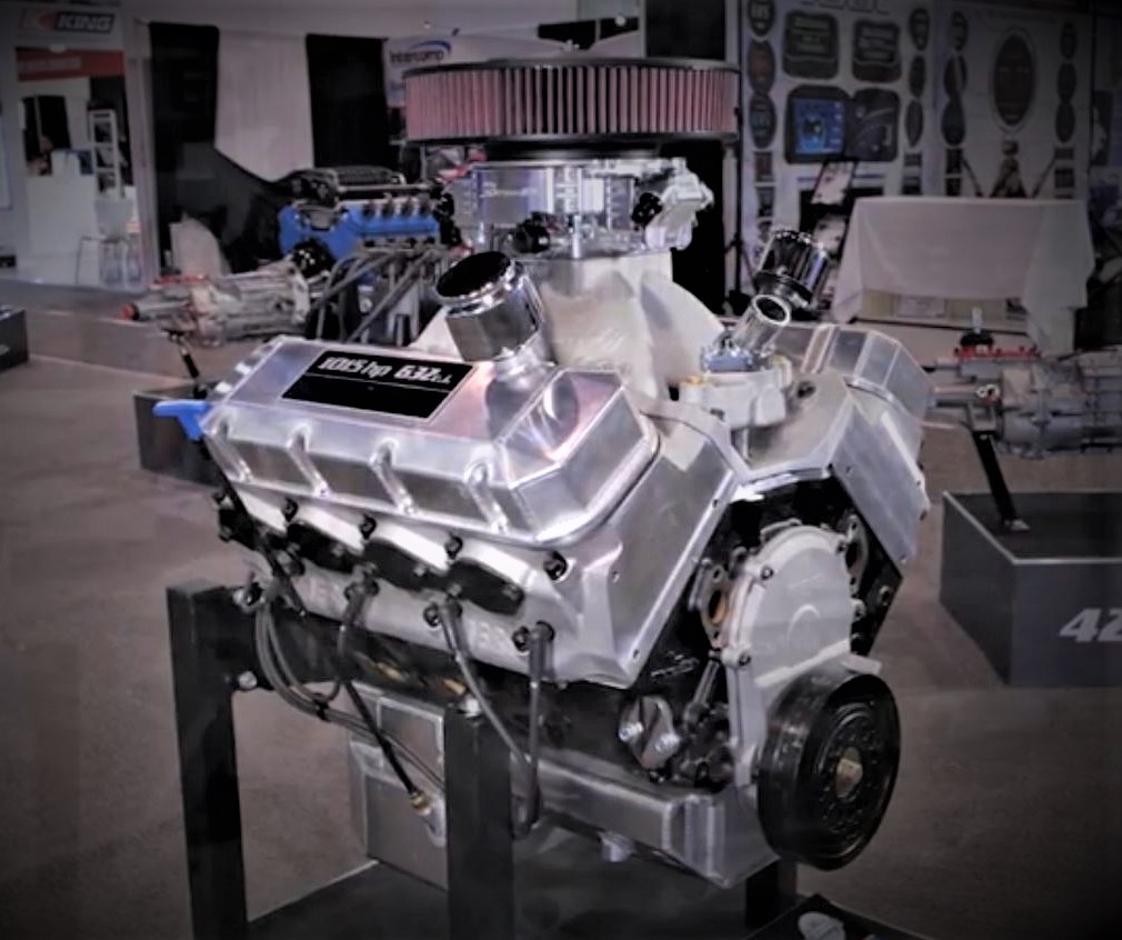 blueprint engines 632 big block chevy 1,015 horsepower on display at sema 2022