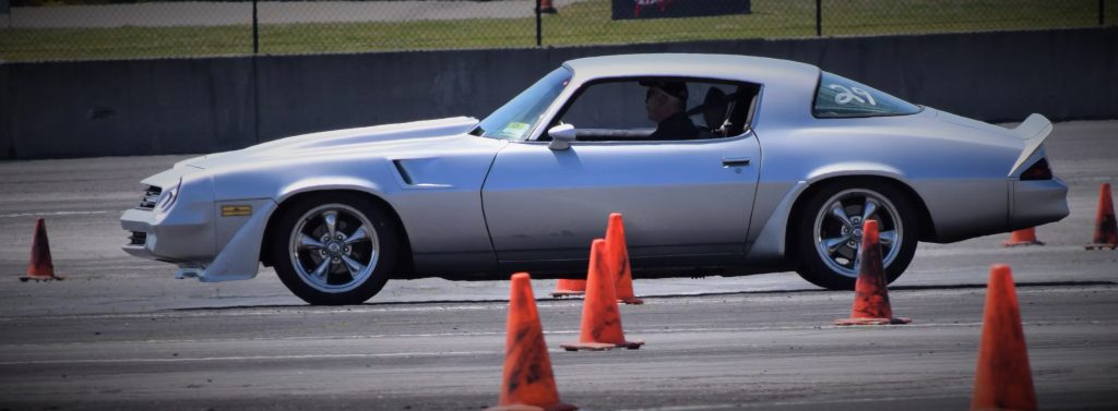 second gen chevy camaro z28 n autocross course, Atlanta motorama 2016