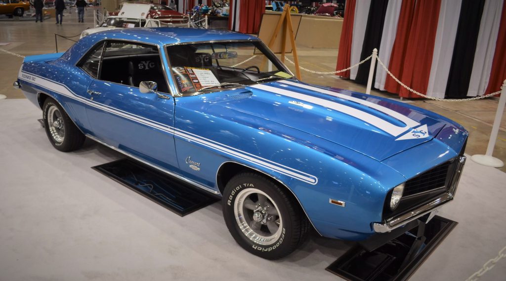 Blue 1968 Chevy Yenko SC Camaro