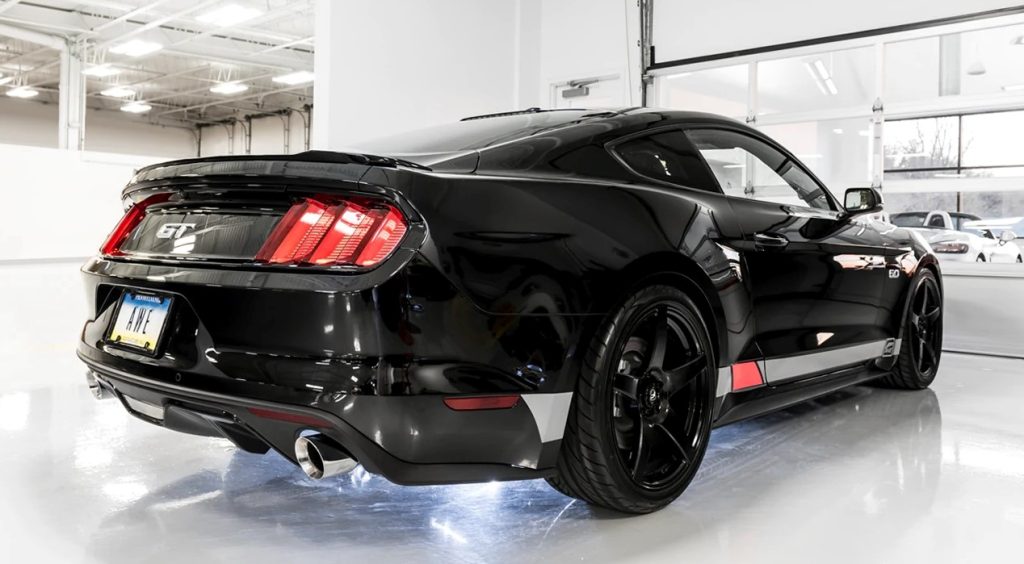 ford mustang gt s550 with awe exhaust kit