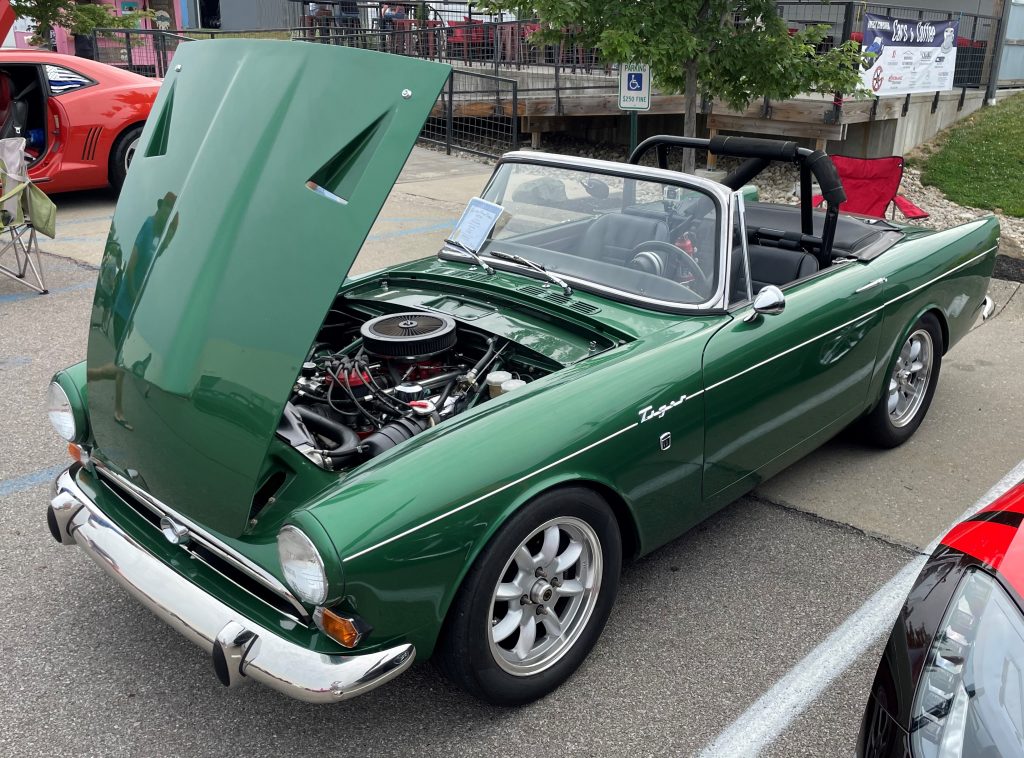 1966 sunbeam tiger, driver side front quarter view