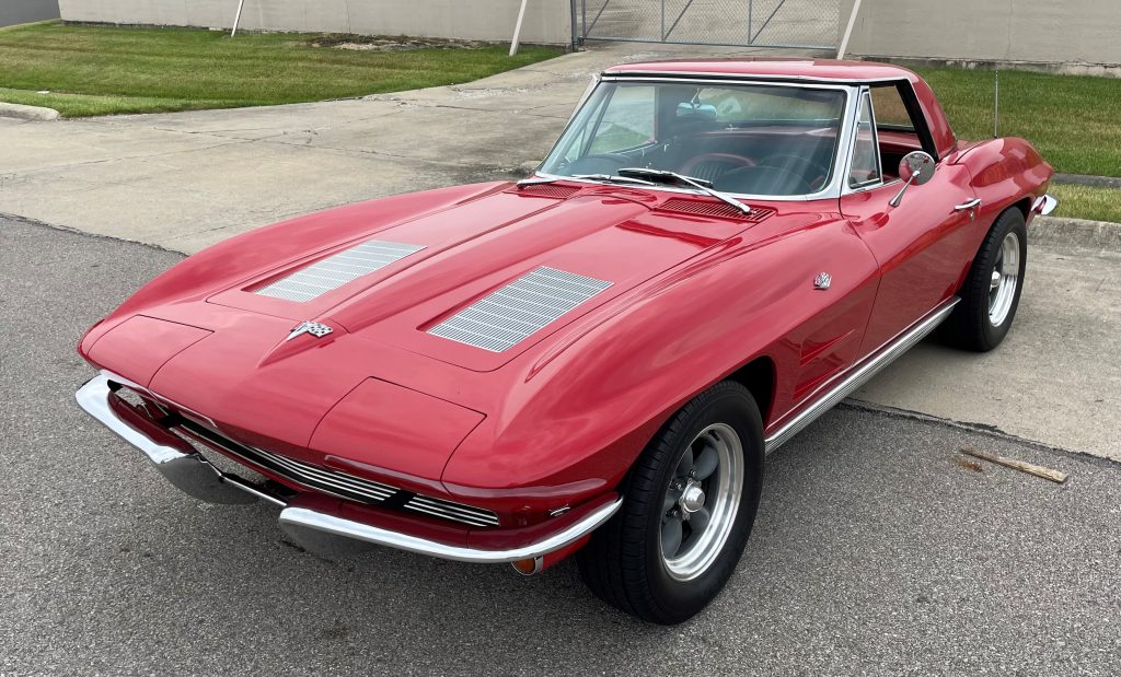 1963 chevy corvette sting ray convertible with removable hardtop