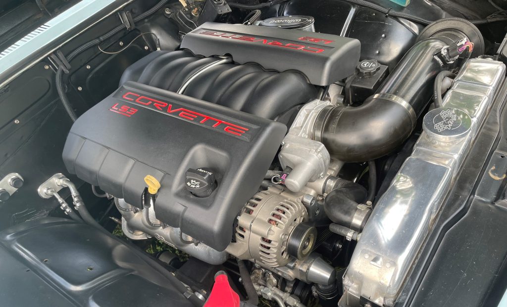 corvette ls3 engine swapped in an old muscle car