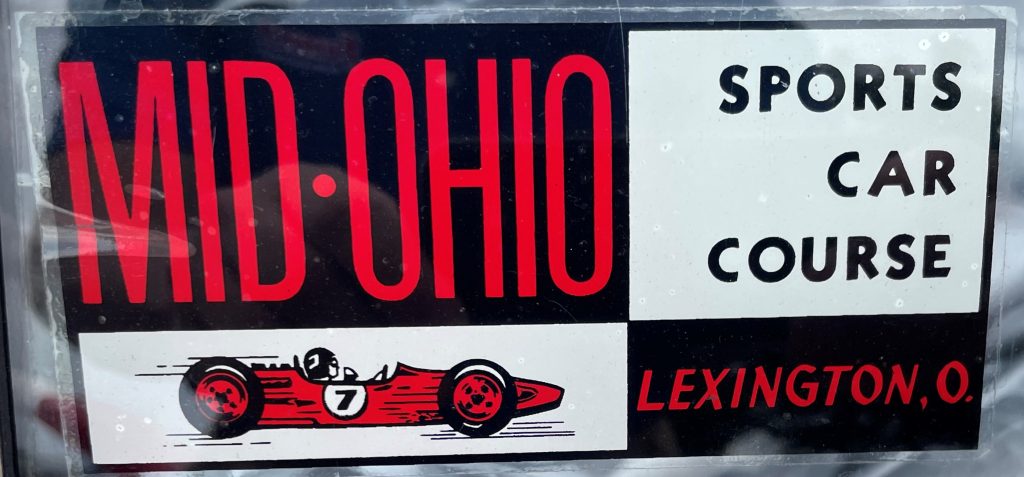 Vintage Mid-Ohio Sports Car Course Decal