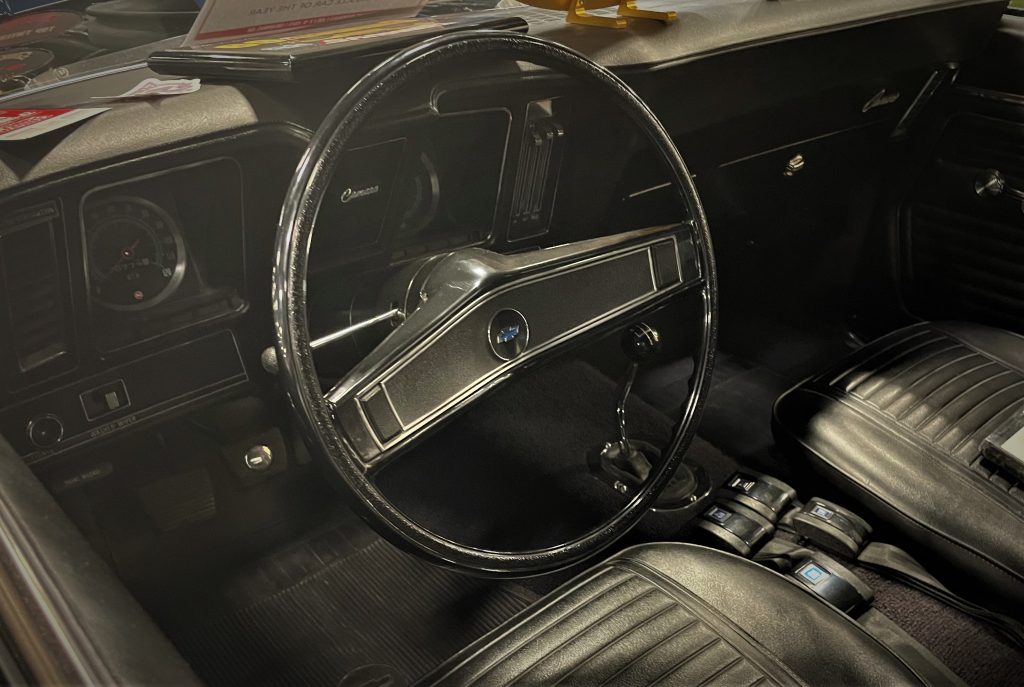 1969 chevy camaro ZL-1 COPO, cockpit interior