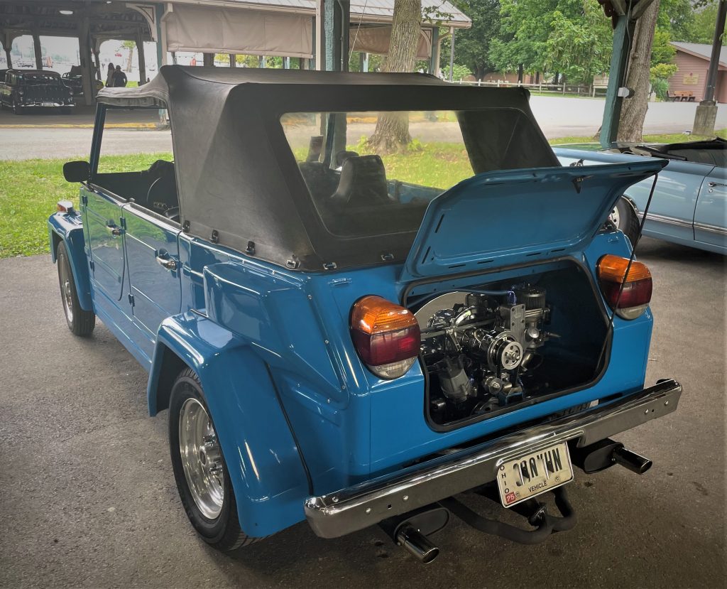 1974 Volkswagen Thing, VW Rear Blue