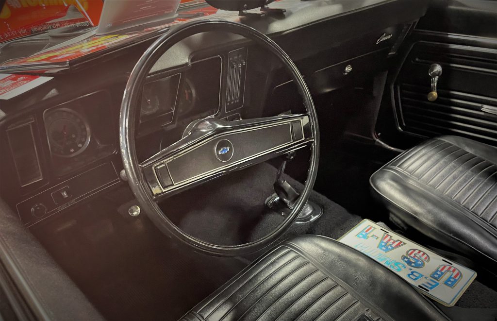 interior of a 1969 chevy yenko camaro sc 427
