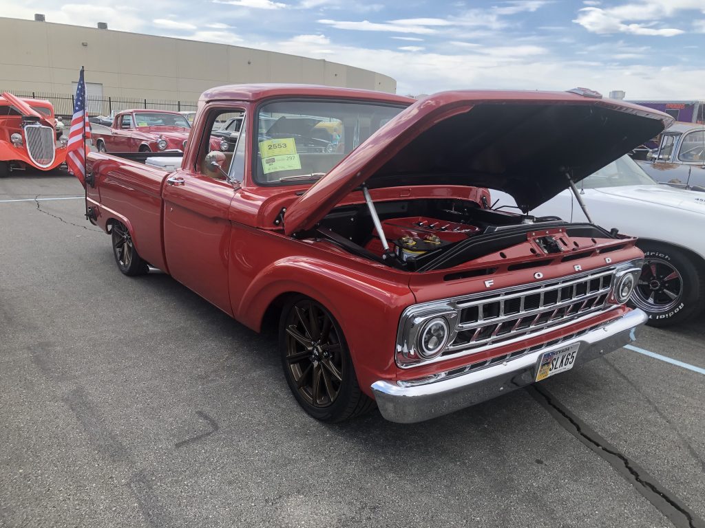 vintage ford f series tuck with coyote v8 swap