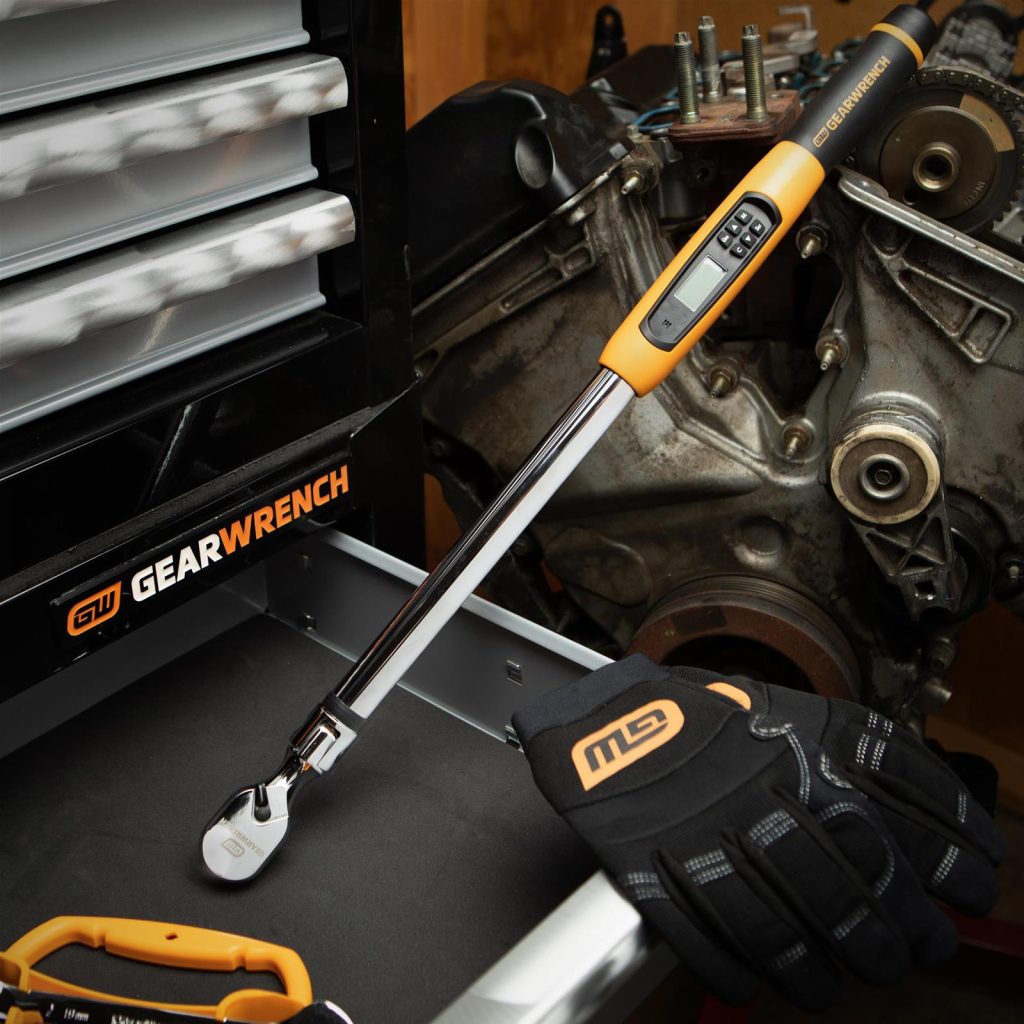 gearwrench torque wrench on a tool box