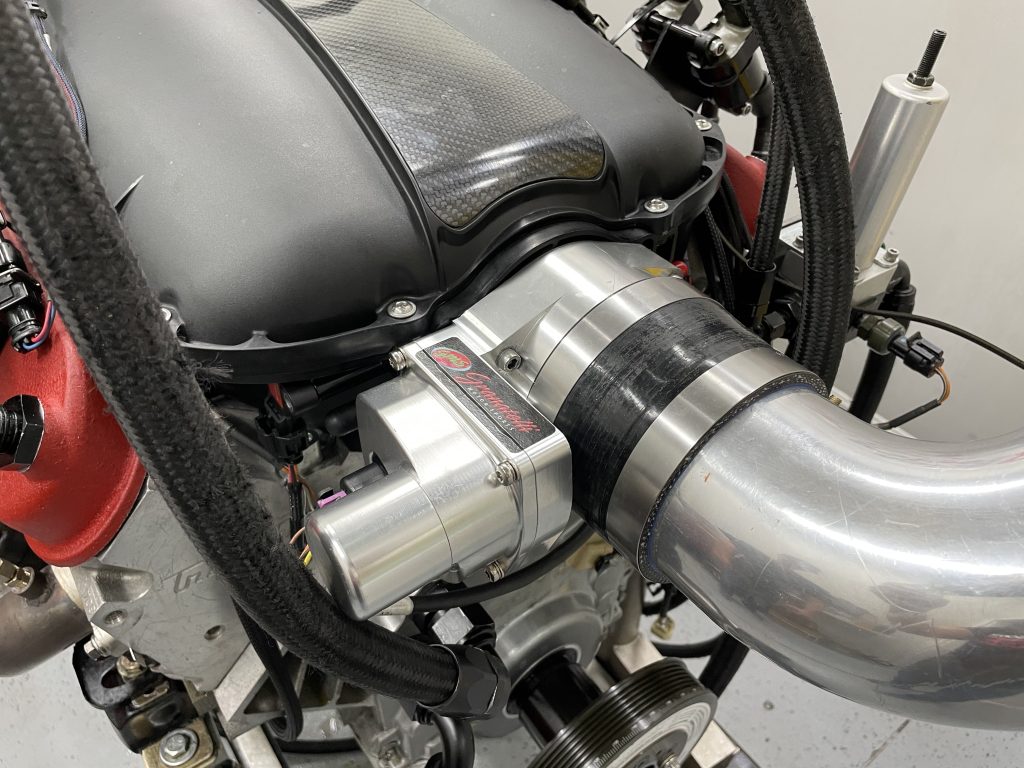 granatelli motorsports LS throttle body installed