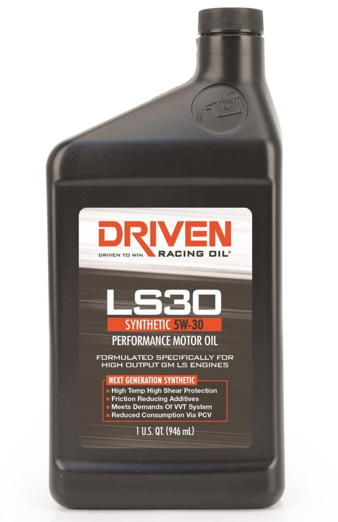 quart bottle of driven ls30 engine oil
