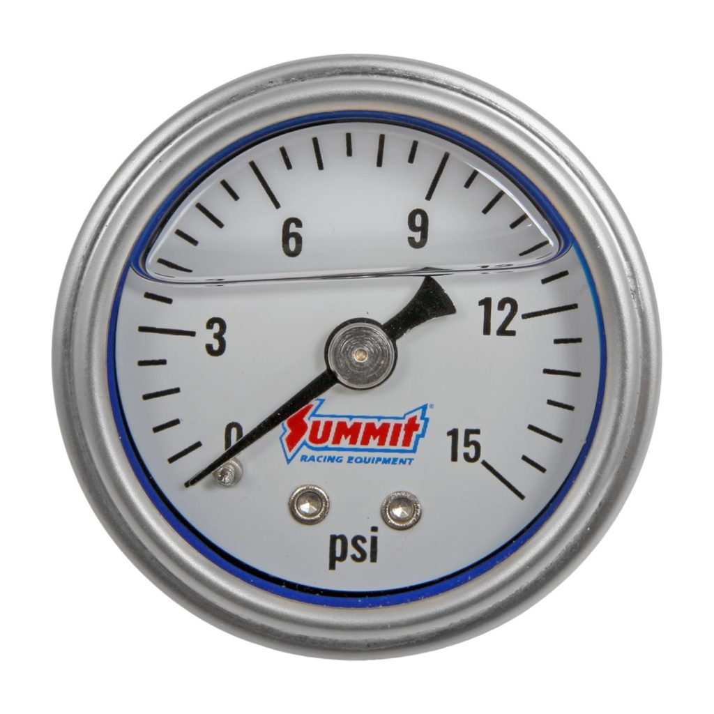 summit racing fuel pressure gauge