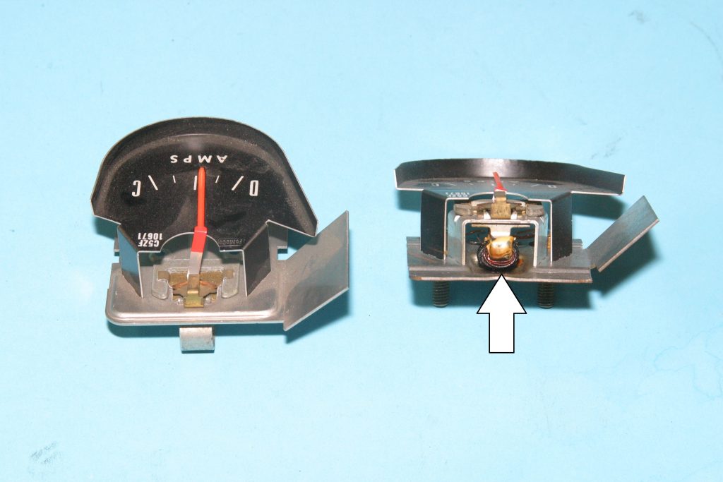 a side by side vehicle ammeter comparison