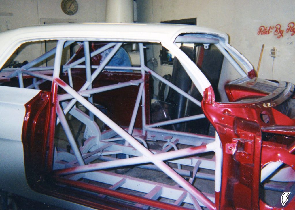 roll cage going into a 1962 impala drag car project